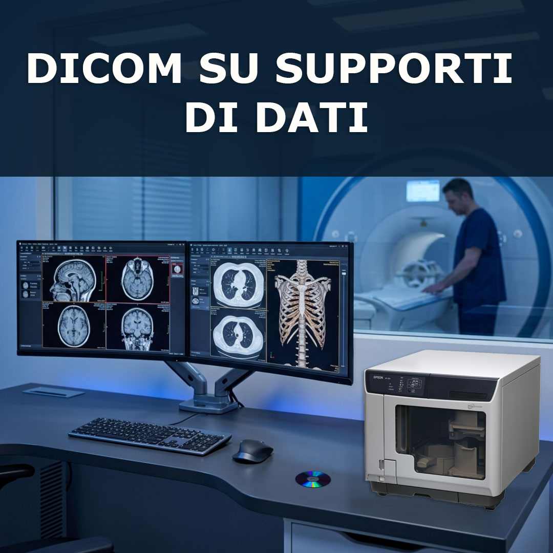 EPSON Discproducer per la creazione automatica di CD e DVD DICOM per pazienti